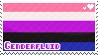 A stamp of the genderfluid flag